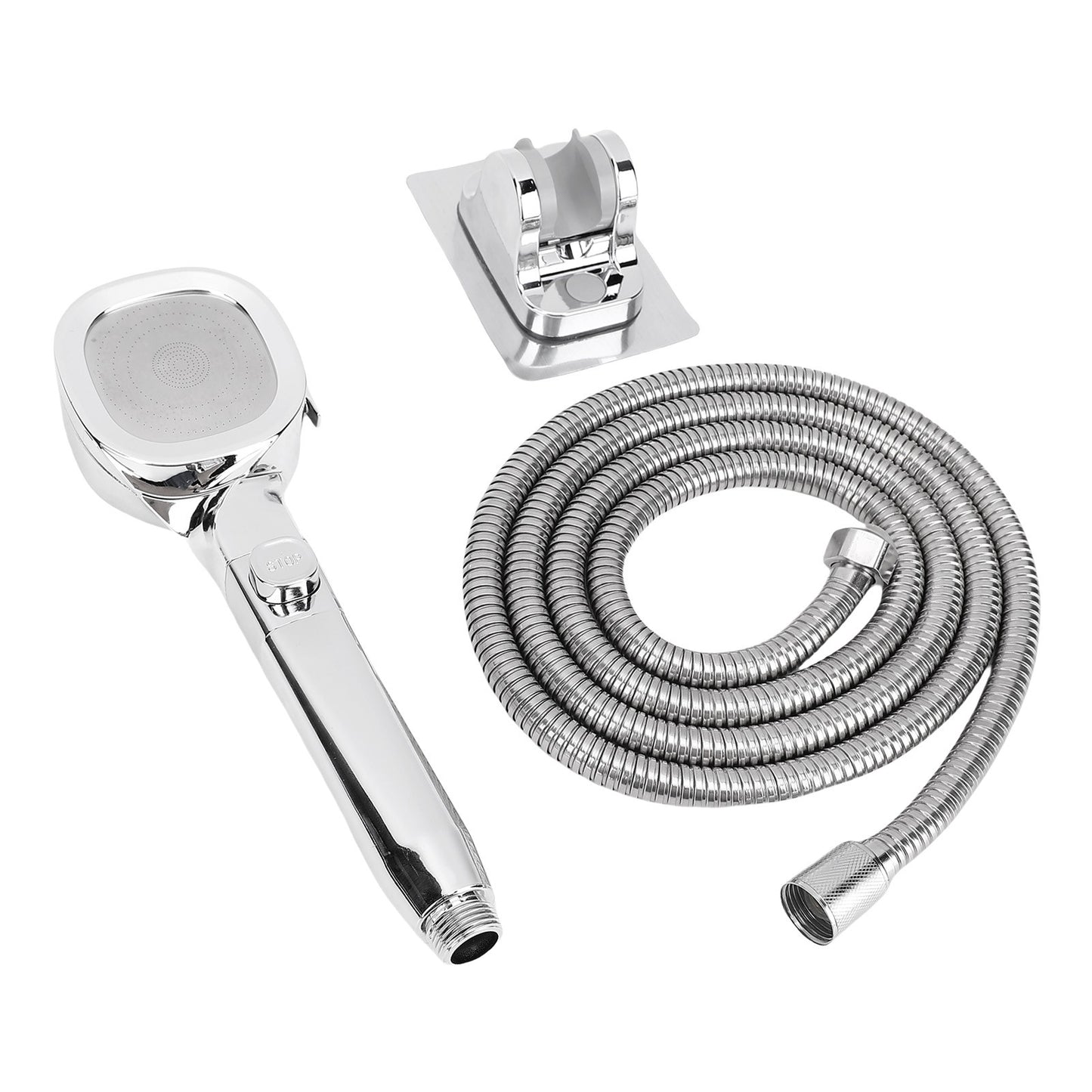 Kit de Chuveiro RV Kit de Chuveiro para RV Chuveiro de Mão para RV com Mangueira e Liga/Desliga 4 Modos Alta Pressão Economia de Água Kit de Banho para RV