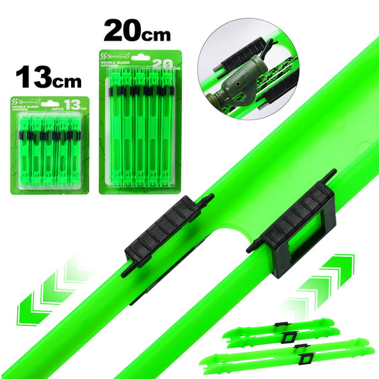 Sougayilang 10 peças de pranchas de enrolamento de linha de pesca de plástico 13/20cm Suporte de equipamento enroladores de linha de pesca suspensa Acessórios de pesca