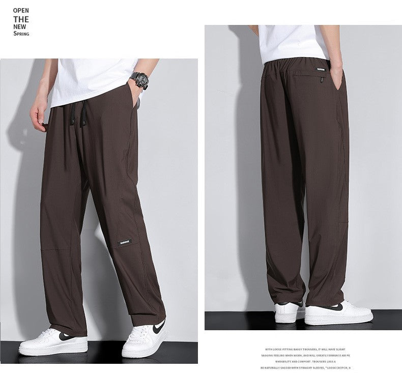 Men Summer Sweatpants Plus Size 8XL 9XL 10XL High Elastic Gym Joggers Large Size Quick Drying Running Fitness Pants Men Clothing