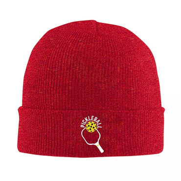 Gorro de malha quente de Pickleball Chapéu Hip Hop Boné de Outono Inverno Toucas de inverno para Homens Mulheres Adultos
