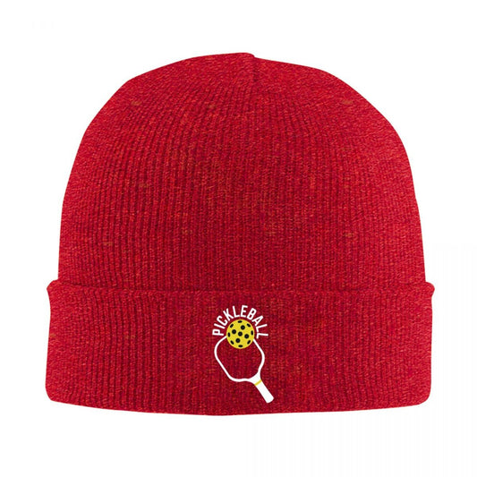Gorro de malha quente de Pickleball Chapéu Hip Hop Boné de Outono Inverno Toucas de inverno para Homens Mulheres Adultos