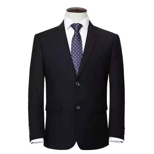 9XL Men's Korean Suit Male Jacket Dad's Business Suit For Middle-aged Formal Dress Fattened Blazer Coat Men Nightclub Black Navy
