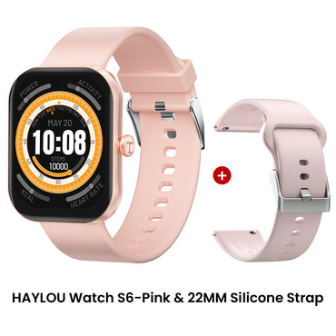 Smartwatch HAYLOU Watch S6 Tela HD de 2,01" Smartwatch Chamadas de Voz Bluetooth Monitoramento Fitness à Prova D'Água IP68