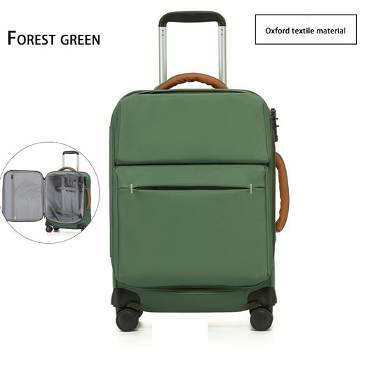 Oxford Canvas Lightweight Suitcase for Women 28-Inch Ultra-Light Soft Travel Bag