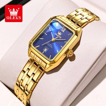 OLEVS 5616 Women Watch Luxury Brand Quartz Watch Classic Original Square Gold Women Watch Waterproof Luminous Watch Reloj Hombre