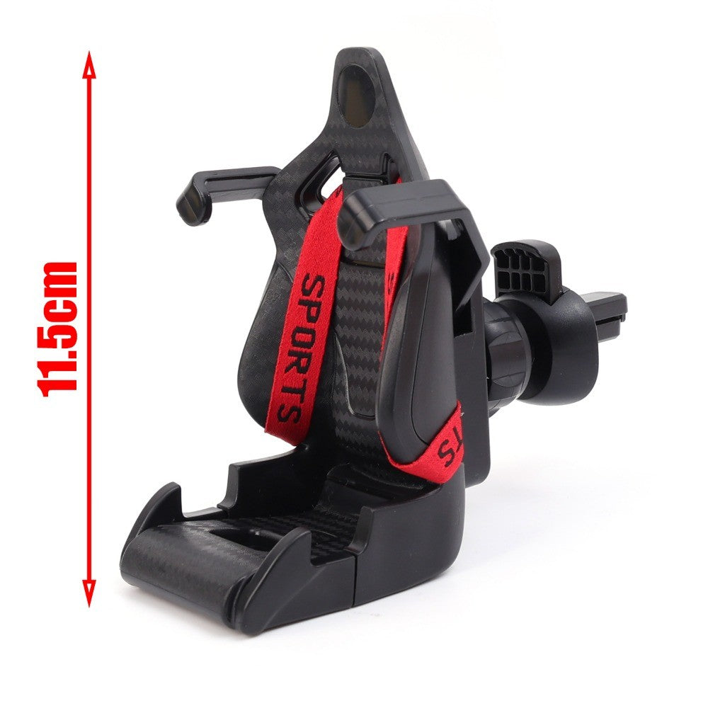 Car Air Vent Phone Holder Mount Universal 360° Rotating ABS Dashboard Navigation Bracket for IPhone Samsung Anti-Shake GPS Clip
