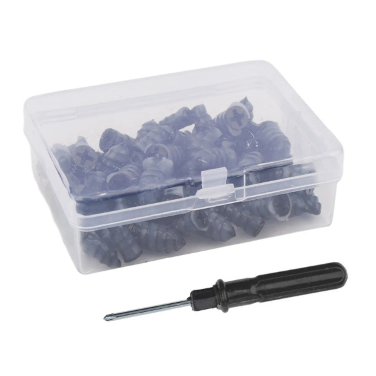 Kit Reparo Pneu 60 Peças DIY Furo Pneu Carro Caminhão Moto Casa Plug Remendo Borracha Pregos Acessórios Pneu Carro