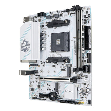 SOYO AMD B550M Gaming Motherboard USB3.1 M.2 Nvme Sata3 DDR4 Dual Channel Supports RYZEN R3 R5 R7 3000 4000 5000 CPU AM4 Socket