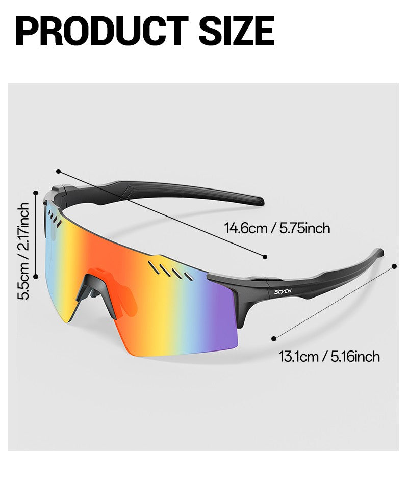 SCVCN Outdoor Photochromic Sunglasses Sports Bike Cycling Glasses Man MTB Climbing Glasses Eyewear Women Driving Bicycle Goggles