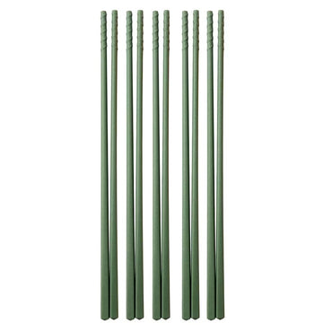 5 Pairs of Fiberglass Chopsticks Set 9.5 in Reusable Chinese Style Chopsticks Non-slip Easy To Use Bright Colors Dishwasher Safe