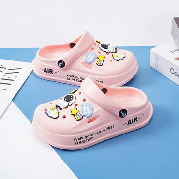 Kids Summer Sandals EVA Design Children Slippers Soft Non Slip Platform Slides Outdoor Garden Shoes High Quality Fashion Shoes