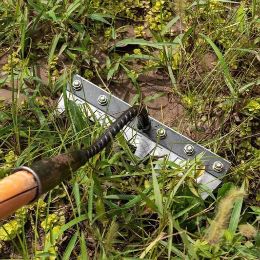 5/6/7/8 Teeth 1PCS Carbon Steel Garden Hand Rake for Farm Garden Weeding Tools Scarifier Agricultural Nail Harrow Metal Harrow