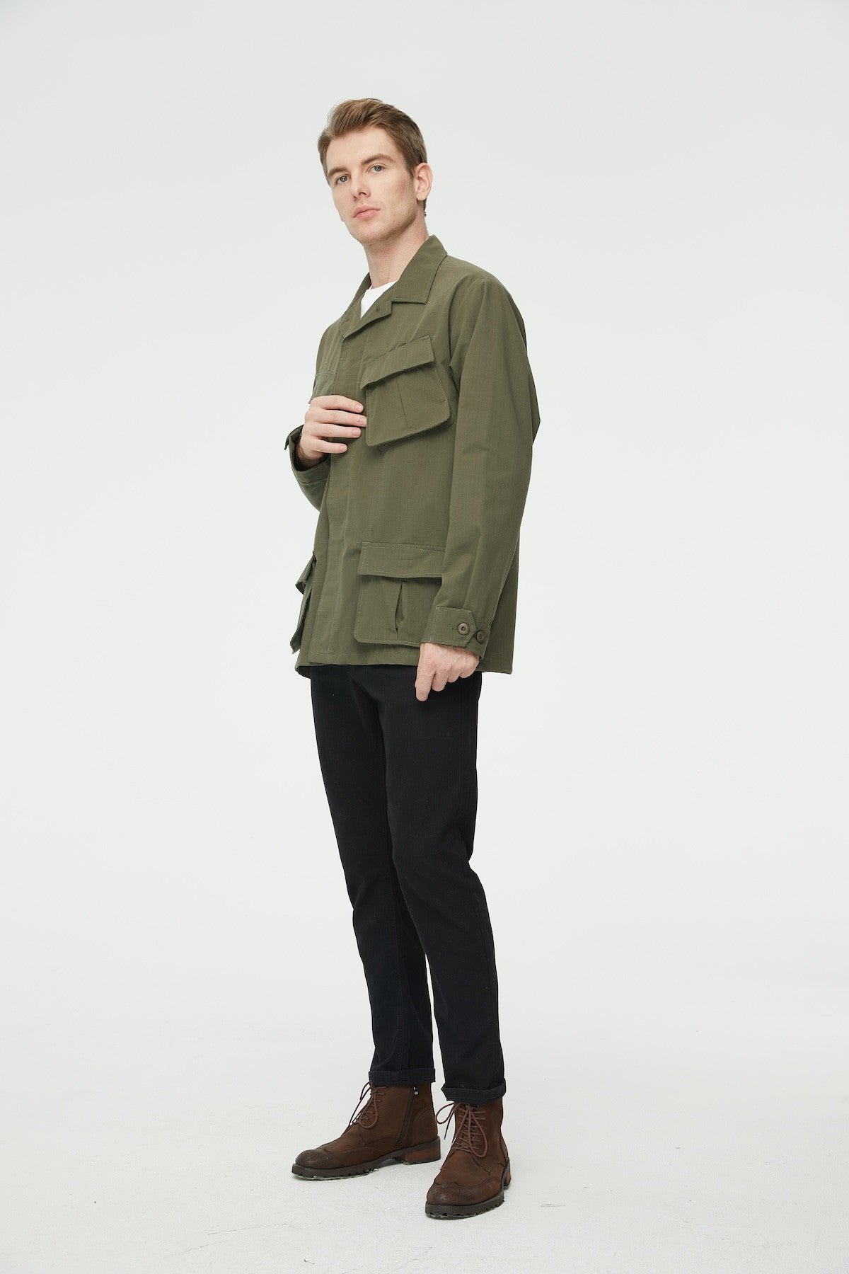Og 107 ripstop slant pocket jungle fatigue m65 field women m43 Cargo m51 air force army coat cotton utility Bdu jacket for men