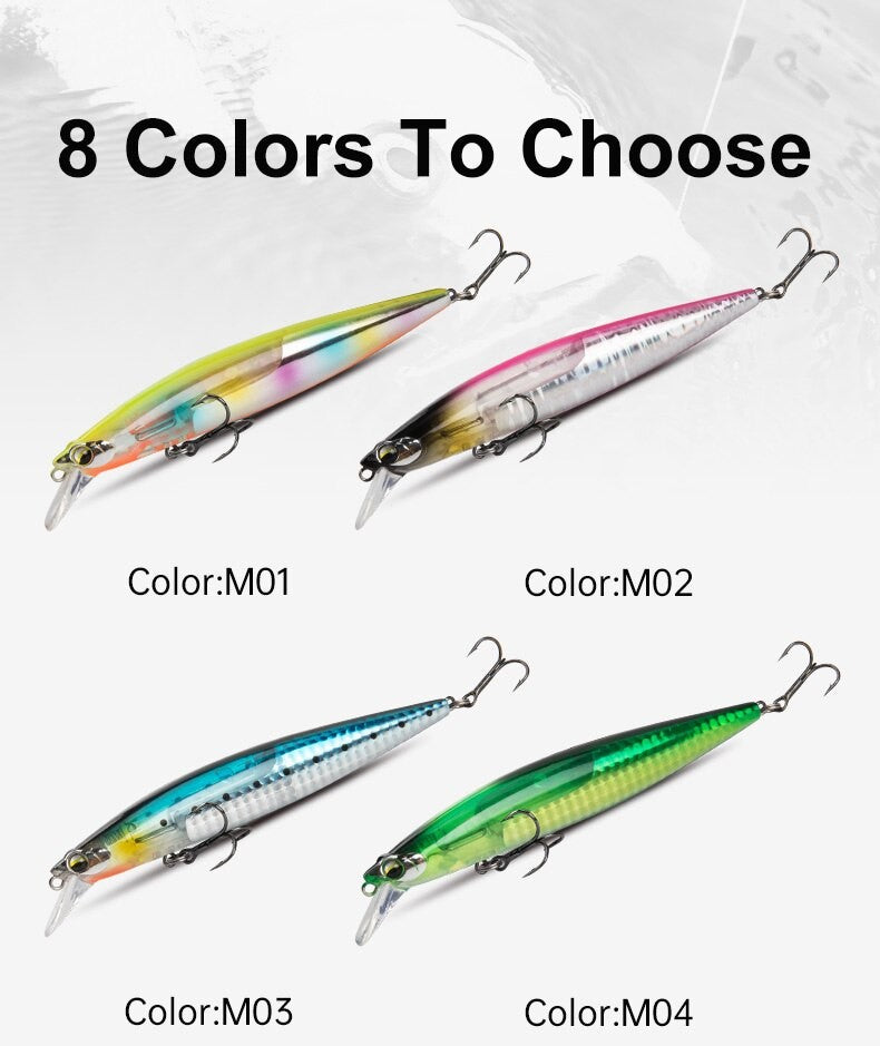 Floating Sea Bass Fishing Lures Baits 130mm 20g Minnow Lures with Flash Blade Hard Lure Good Action Wobblers Tackle Pike