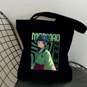 Hot Anime The Apothecary Diaries Printed Canvas Bag Messenger Bag Cute Fun Handbag Women Men Casual Tote Bag Gift