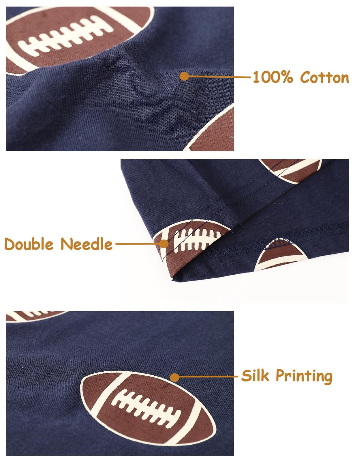 Kids Boys Football Pajamas Set Child Sport Theme Pyjamas Toddler Girls Rugby pijama Cotton Christmas PJS 2-14 Years