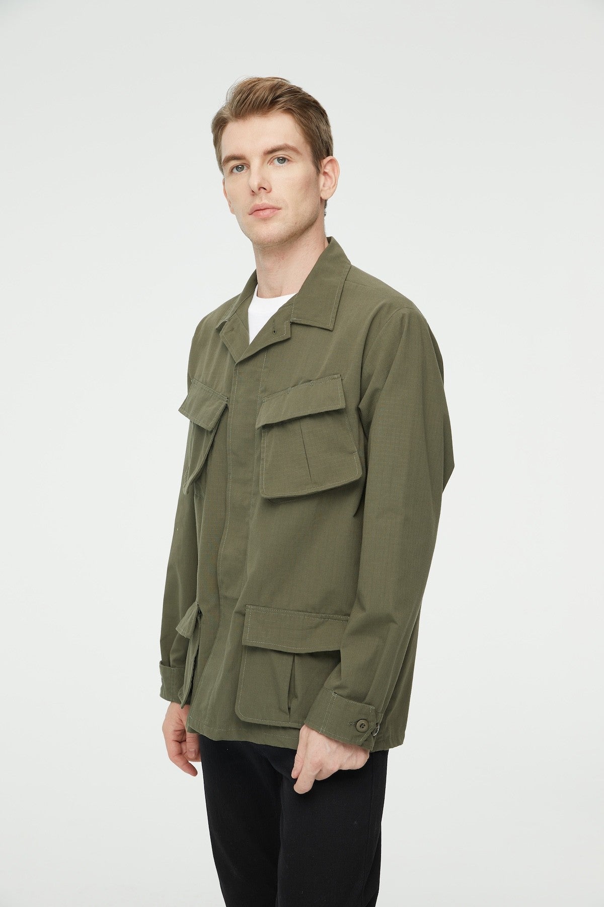 Og 107 ripstop slant pocket jungle fatigue m65 field women m43 Cargo m51 air force army coat cotton utility Bdu jacket for men