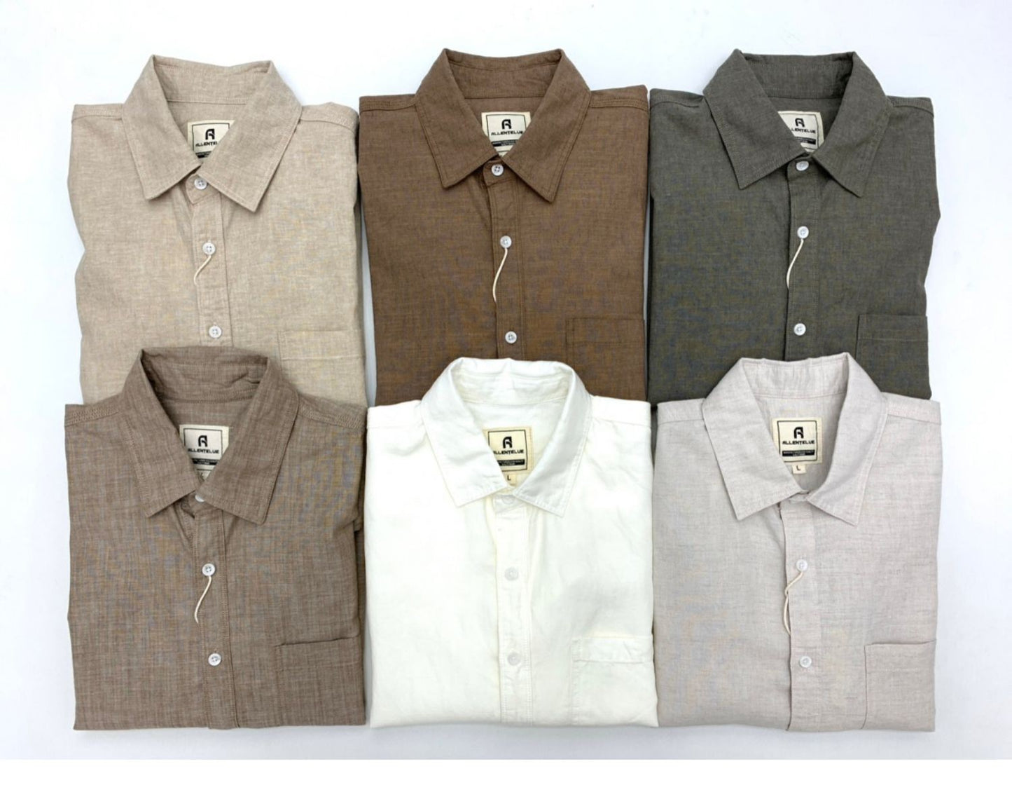 Sold Color Mens Cotton Linen Shirts Harajuku Casual Simple Comfortable Long Sleeve Loose Buttons Blouses Shirt With Chest Pocket
