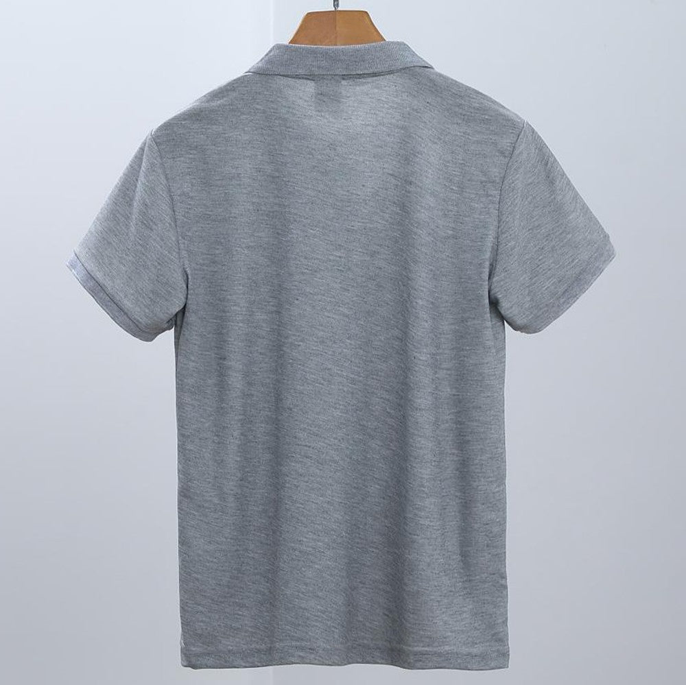Blank White Men Polo T Shirt Short Sleeve Casual Collar Shirts Plain Black Tshirt Summer Clothes For Men Camisas Polos De Hombre