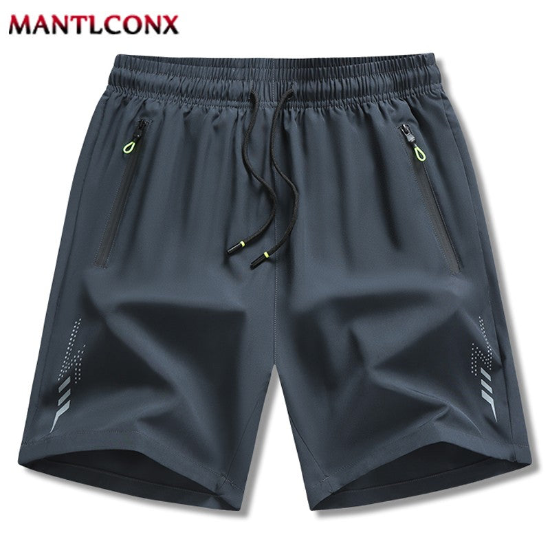 Summer New Men's Shorts Gym Fitness Quick Dry Running Sports Board Shorts Men Classic Joggers Bottom Black Short Pants Man M-4XL