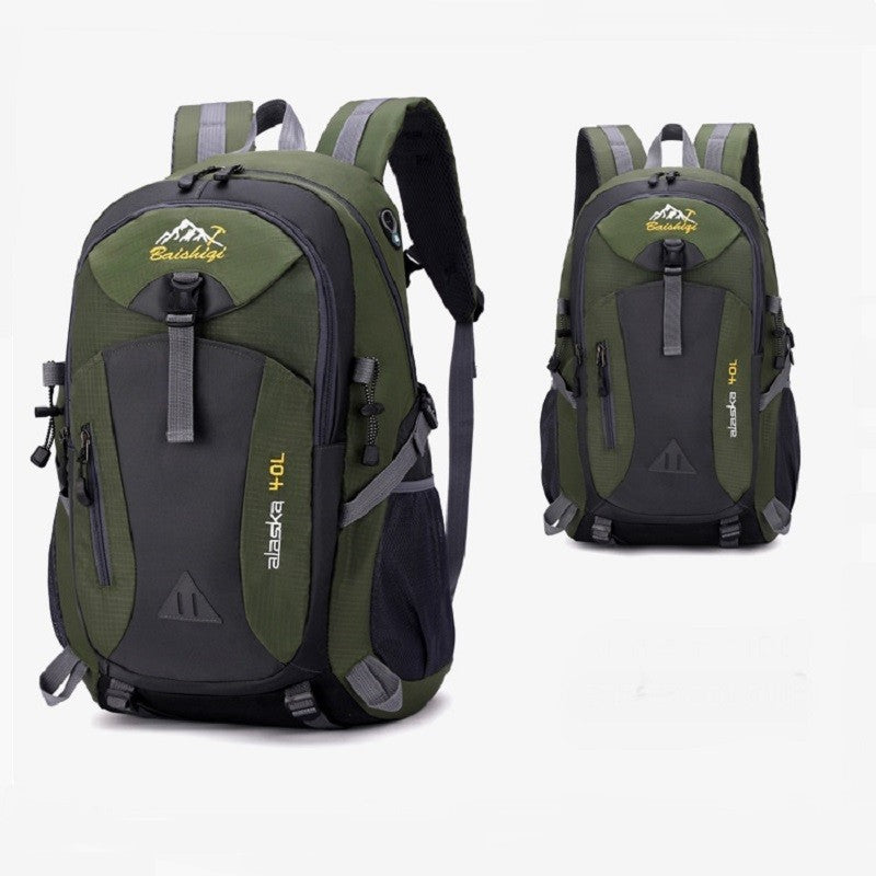 2025 Unisex sport travel backpack large-capacity nylon lightweight outdoor hiking backpack for men and women student schoolbag
