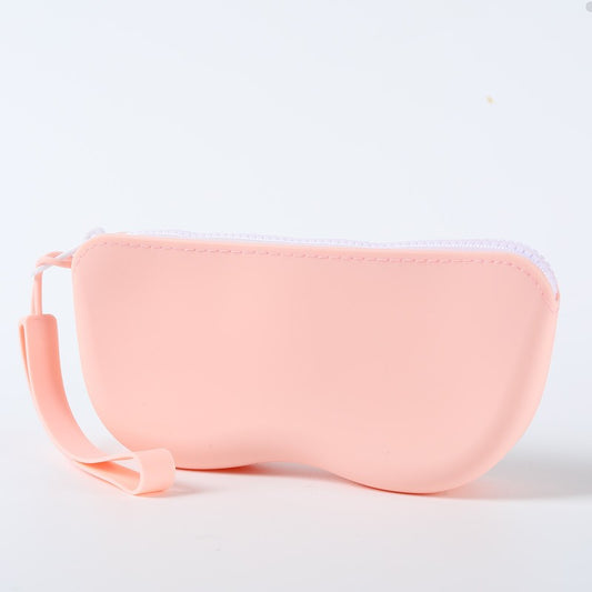 Soft Silicone Zipper Glasses Bag Storage Waterproof Bag Cosmetic Coin Bag for Women Girls Dustproof Glasses Box