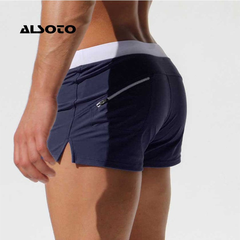 New Fashion Swimwear Men Breathable Men's Swimsuits Trunks Boxer Briefs Sunga SwimSuits Maillot De Bain Beach Shorts