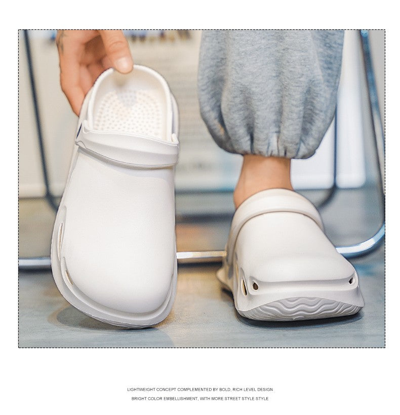 Men Outdoor Sandals Beach Comfortable Clogs Soft Slides Men Casual Shoes Garden Shoes Lazy Shoes Are Lightweight and Versatile