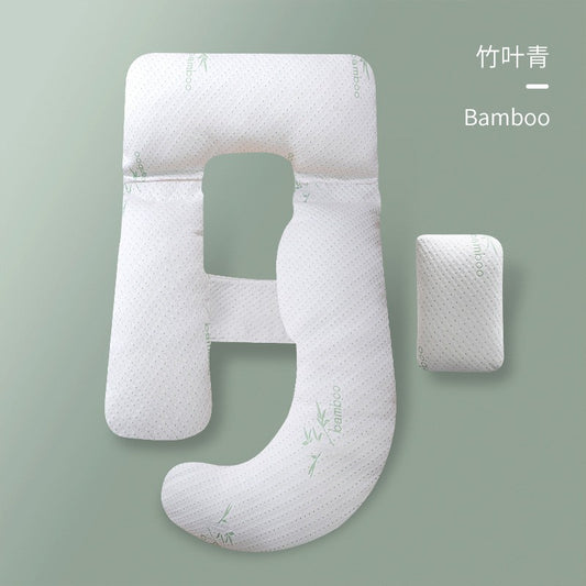 Pregnant women's pillows side sleeping pillows abdominal support U-shaped throw pillows for pregnant women to sleep are enlarged