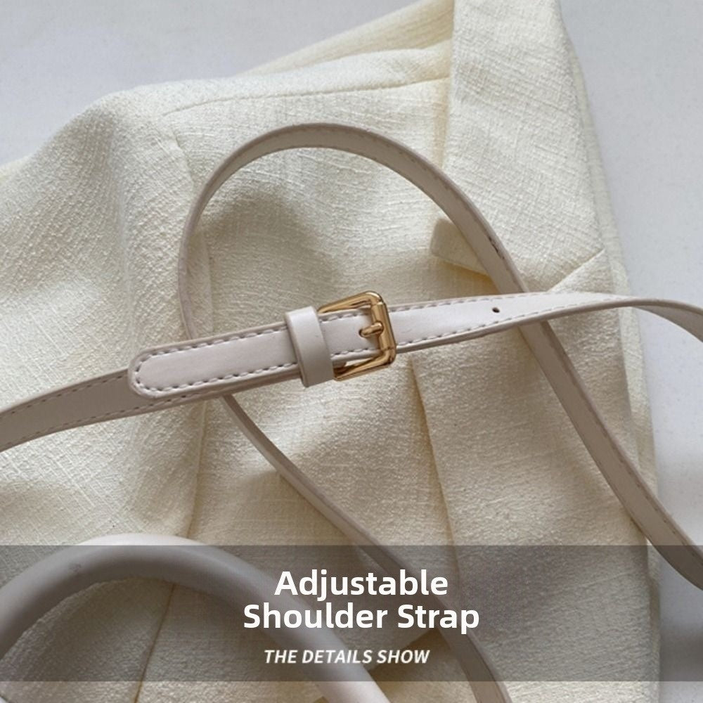 Unique Pleated Design Crossbody Bag Chain Shoulder Elegant Shoulder Purse Stylish Bucket Bag Versatile Style