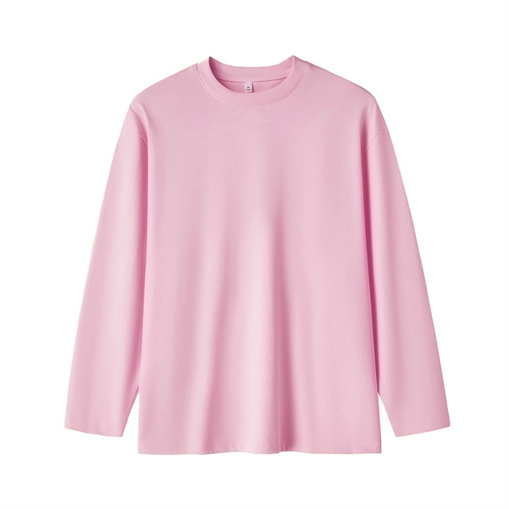 New Long Sleeve t shirt for Men Autumn Fashion Cotton Solid Color t-shirts Cozy Streetwear Men's t-shirt 5XL Baggy Korean Trendy