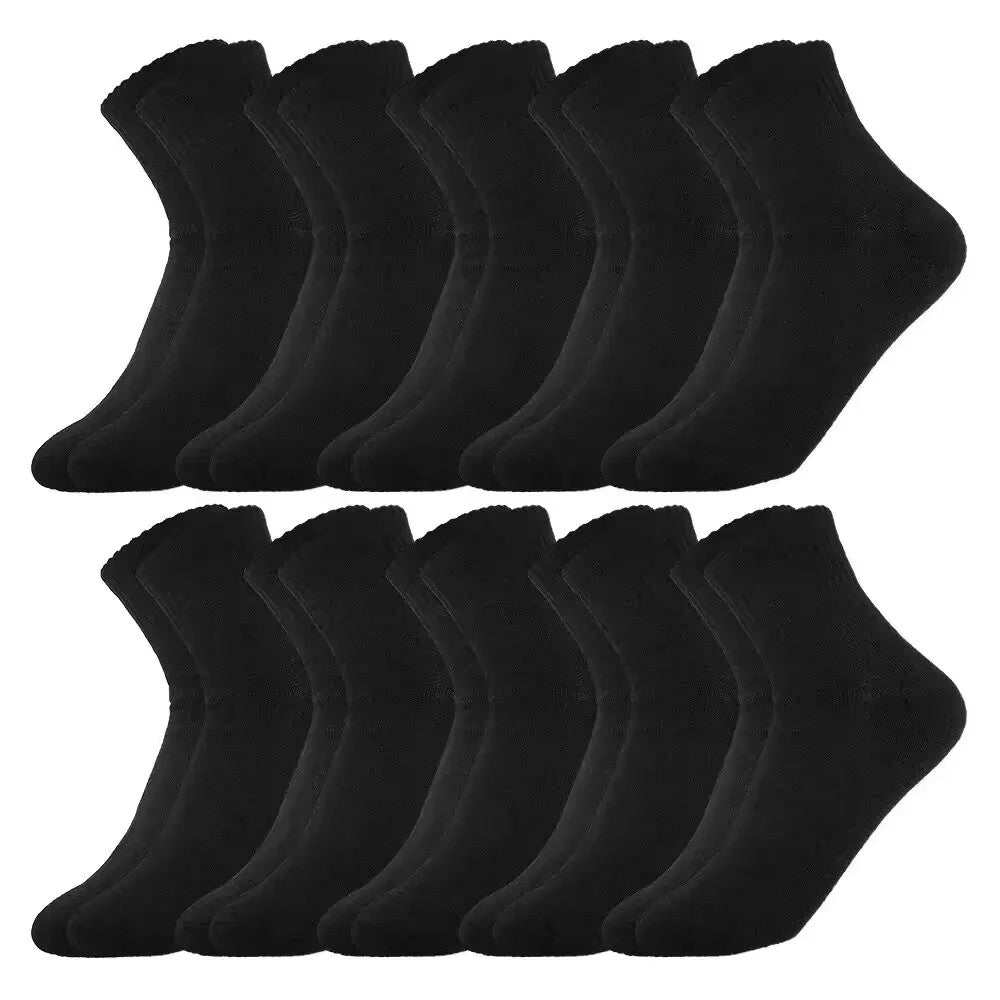 5 pairs of breathable cotton sports socks men's bamboo fiber spring, summer and autumn men's socks sweat deodorant business sock