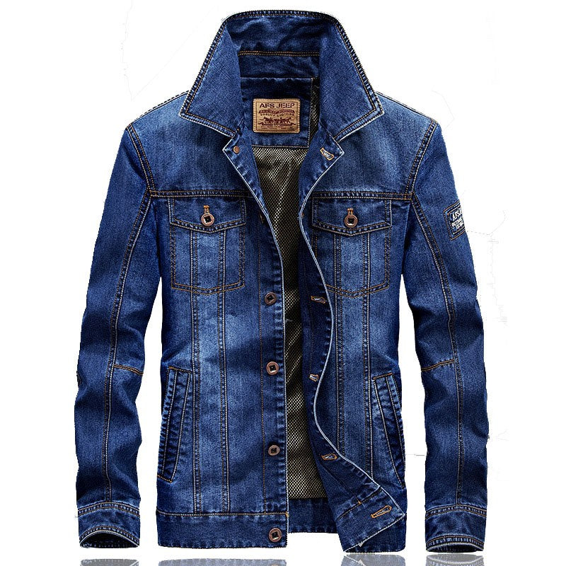 Winter Jackets Men Oversized Fleece Denim Jacket 6XL 7XL Streetwear Thicken Casual Jacket Coat Men's Clothing Outerwear AF66009A