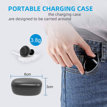 2024 New Mini Digital Hearing Aid Rechargeable Adjustable Tone Hearing aids for deafness elderly Moderate to Severe Loss Ear Aid