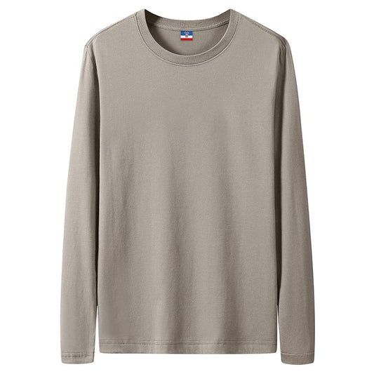 Free Ship T-Shirts Men Women Cotton Plain Tees Long Sleeve Solid Basic Tshirts Male Female Slim Fit Tee Shirt Boy Girl Plus Size