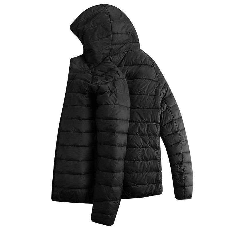 Men Heated down jacket USB Winter men's parka Outdoor Electric padded jacket Warm Sprots Thermal Coat Clothing Heated jacket