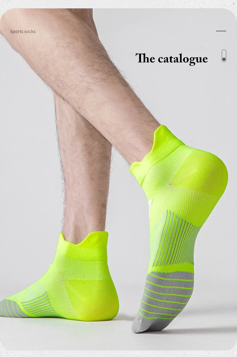 4pairs/Lot Woman Men's Socks Compression Breathable Basketball Sports Cycling Running Towel Socks High Elastic Tube Socks
