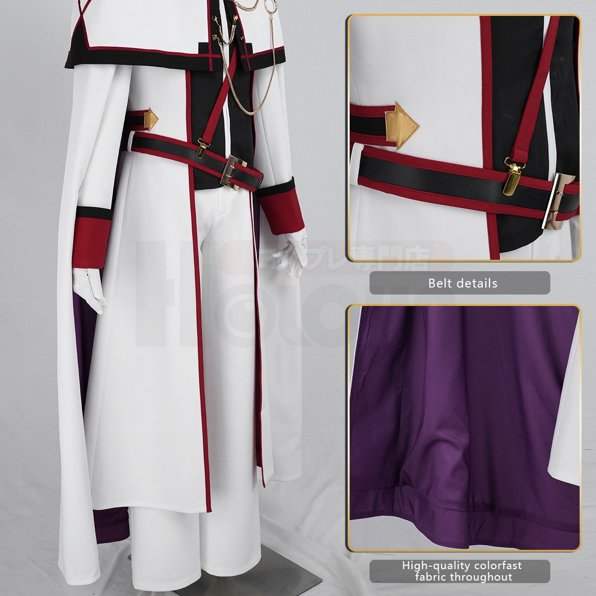 HOLOUN Zero Anime Julius Juukulius Cosplay Costume Cloak Coat Pants Gloves Belt Convention Halloween Christmas Party Outfit