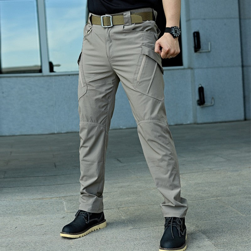 Military Tactical Pants Cargo Men Waterproof Trousers Casual Pants Wear-resistant Multi-pocket Outdoor Hiking Work Trousers Male