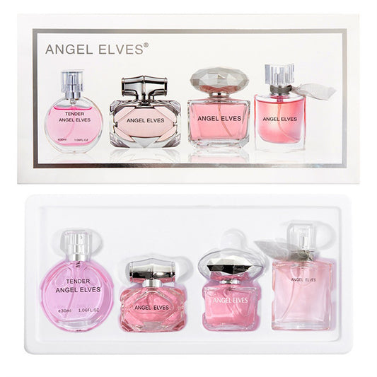 Gift Box 4Pcs Set Perfume Women 120ml Club De Nuit Perfumes De Mujer Lasting Fragrance Parfum Femme Floral Fruity Scent Spray