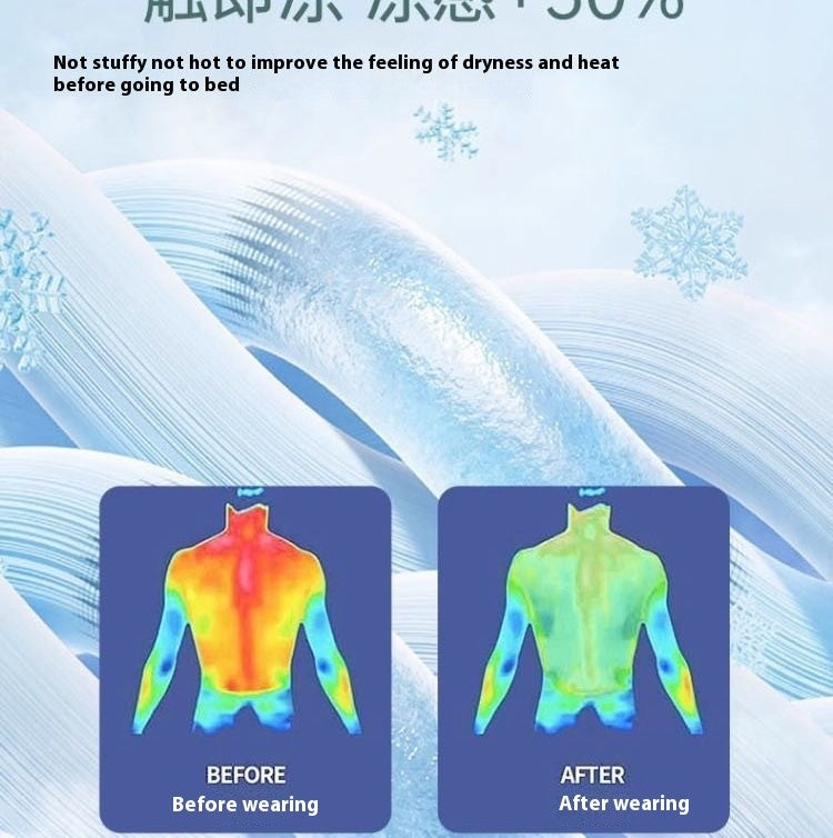 Summer Men's Pajamas Homewear Set Printed Ice Silk T-Shirt Short-Sleeved Modal Casual Pajamas Men's Pajama Trousers Thin Suit