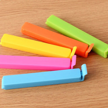 10-20 PCS Colorful Food Bag Clips Plastic Sealing Clamps for Kitchen Snacks, Tea, Coffee, Candy Packaging, Cute Sealing Clips