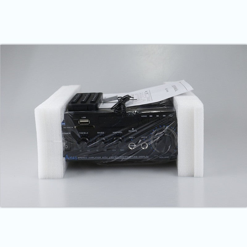 Amplificador de Áudio Bluetooth Digital AK45 HiFi MP3 Canal 2.0 Potência de Som AMP estéreo Casa Automotivo Carro para Alto-falantes MAX 350W*2