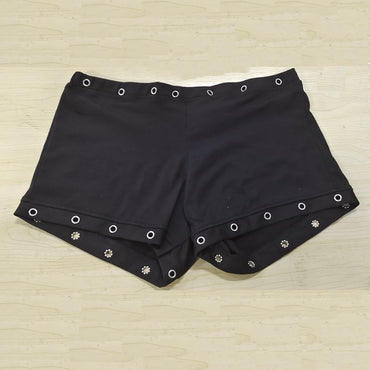 Sexy girl Grunge fashion Y2K style shorts rivet design hip-hop shorts street wear punk hot pants unique retro pants emo girl