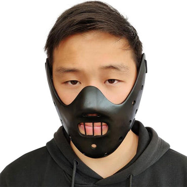 Hannibal Masks Horror Hannibal Scary Resin Lecter The Silence of The Lambs Masquerade Cosplay Party Halloween Mask 3 Colors