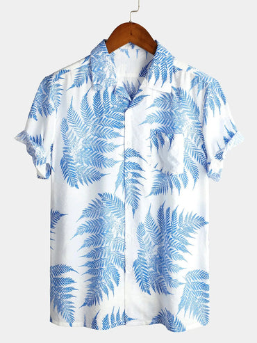Men Casual Floral Button Short Sleeve Holiday Cool Beach Shirt Hawaiian Fashion Shirt Camicia Uomo Camisas Hawaianas Divertidas