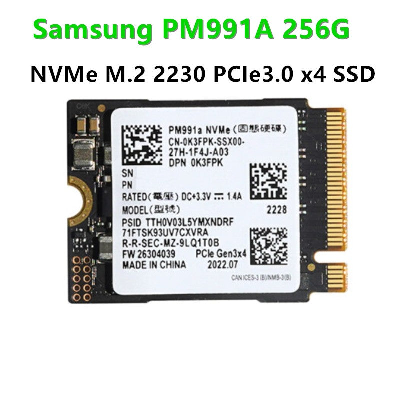 OEM Samsung NVME M.2 2230/2242 SSD PCIe 3.0x4 & PM991a 256GB&PM9B1 128GB &BM9C1 512gb PCIe4.0&pm9c1a 256g M.2 2242 SSD