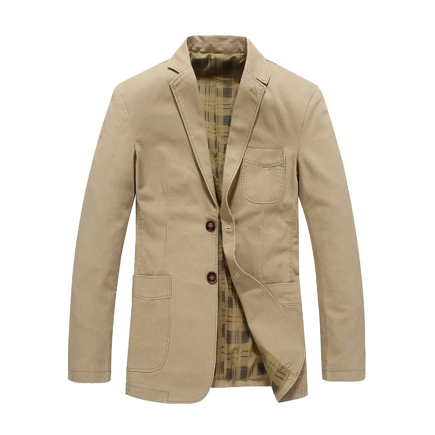 High Quality Men's Blazer Oversized Suit Jackets 5XL Pure Cotton Streetwear Casual Jacket Men Clothing Black Blazers A2F5618