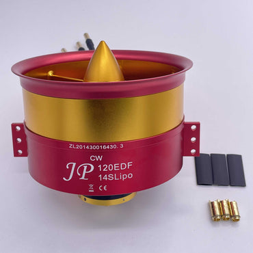 Motor 5060 4260 4250 with 6S 12S 14S JP 90mm 105mm 120mm EDF Ducted Fan 12 Blades All Set RC Air Plane 50V, 7100W Motor Parts