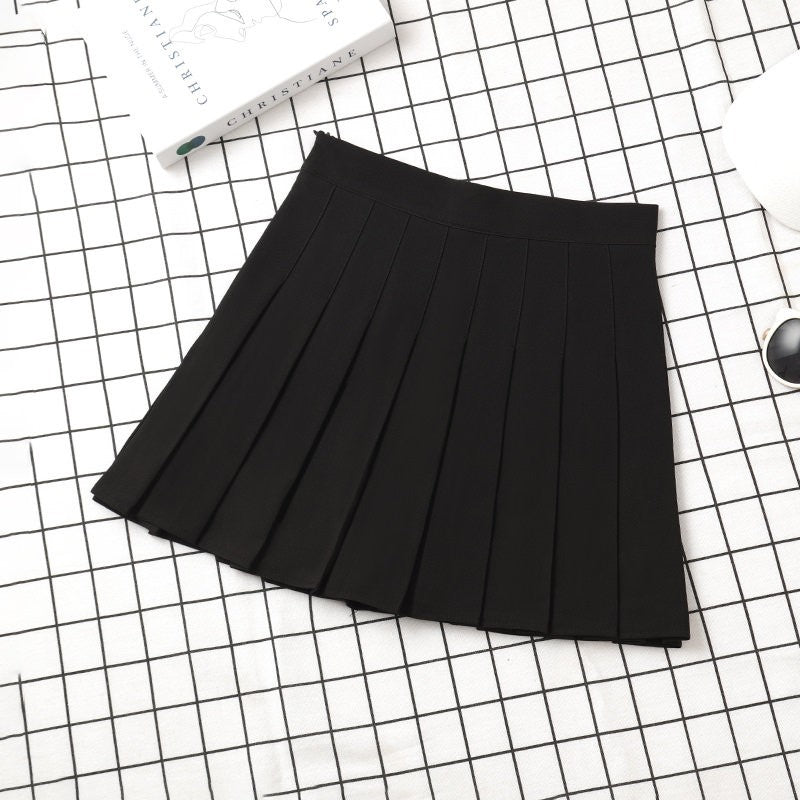 Brown Skirt Ladies 2022 Summer Clothes Women's High Waist Harajuku Korean Style